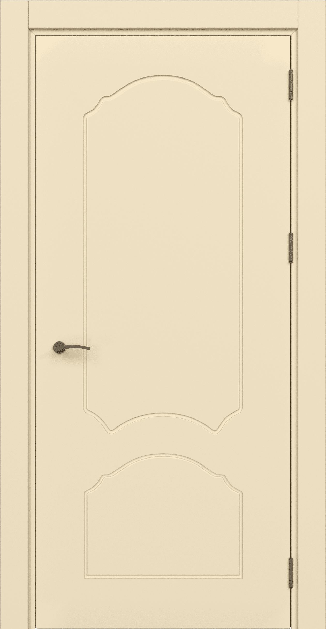 Дверь Классика 01 Эмаль Светлая слоновая кость Глухая в Москве 